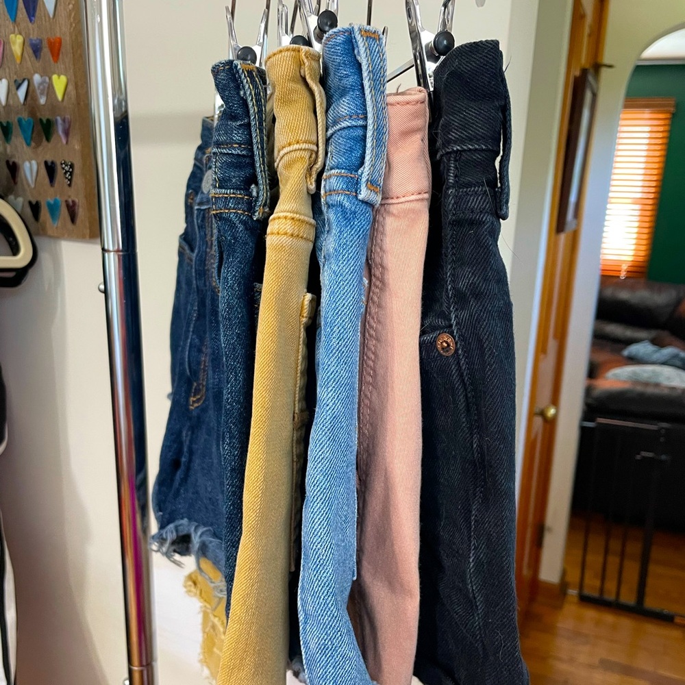 Women’s lot of FIVE shorts size 8